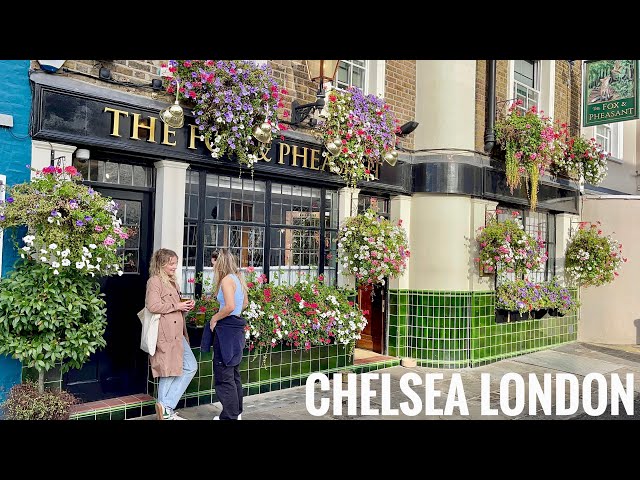 London Walk - Exploring Chelsea from North End Road, Fulham Broadway Station, King’s Road 4k HDR