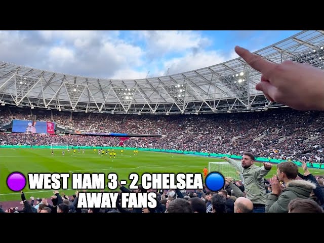 Chelsea Supporters at the London Stadium | West Ham (A) 21/22