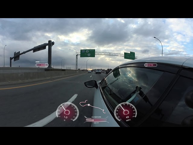 Garmin Virb 360 mounted on a BMW i8