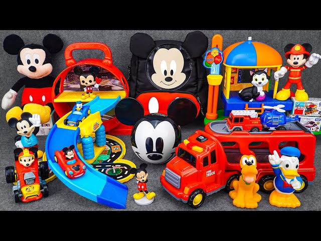 Satisfying with Unboxing Mickey Mouse Roller Coaster Deluxe Clubhouse Playset | Review Toys ASMR