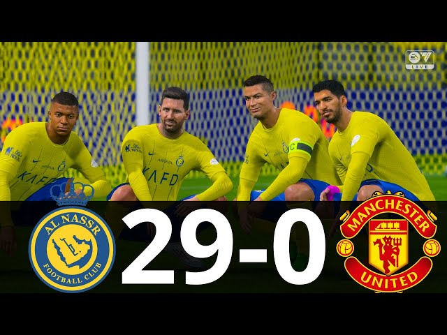 MESSI, RONALDO, MBAPPE, NEYMAR, ALL STARS | AL NASSR 29-0 MAN UNITED