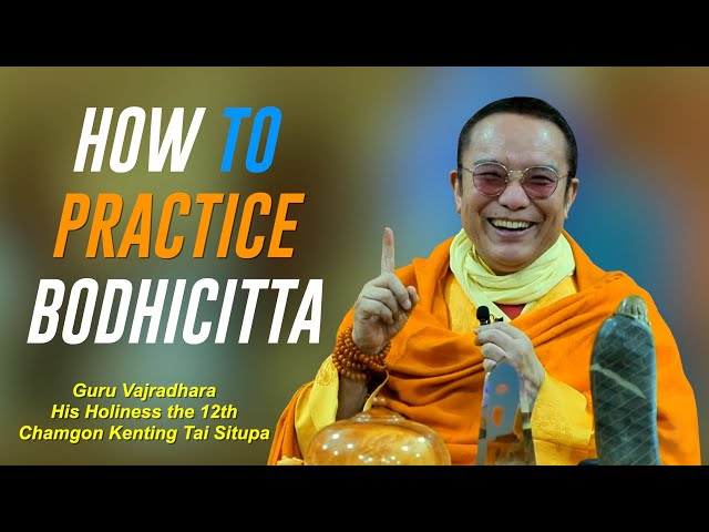 How to Practice Bodhicitta || Guru Vajradhara H.H. the 12th Chamgon Kenting Tai Situpa || Multi-Sub