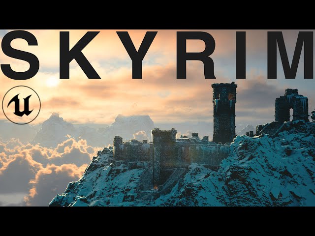 High Hrothgar | Skyrim in UNREAL ENGINE 5 [4K]