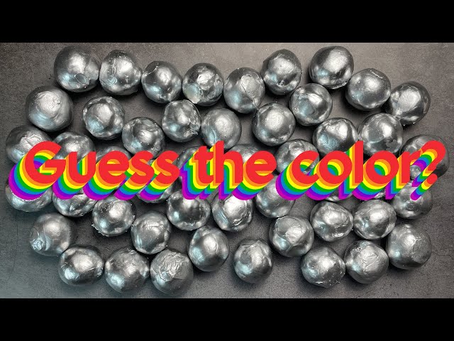 ASMR Clay Cracking - Guess The Color Game (No Talking) #claycracking #guessthecolorgame