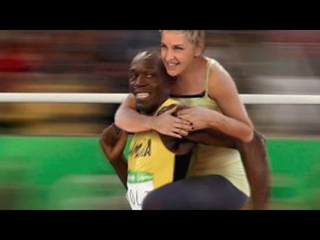 Is Photoshop Of Ellen Riding Usain Bolt Racist?