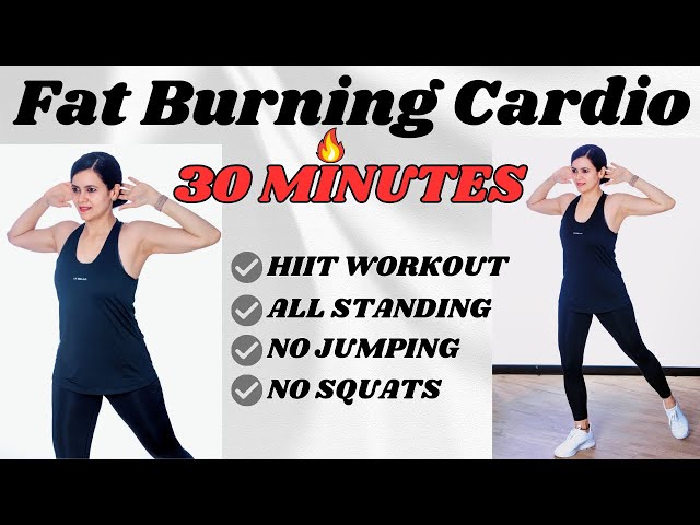 🔥HIIT Knee Friendly Cardio Workout🔥Lose Weight|Easy on Joints||No Repeat|No jump|With Modification|