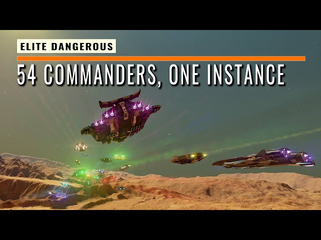 Elite Dangerous Odyssey: 54 Commanders, 1 Instance