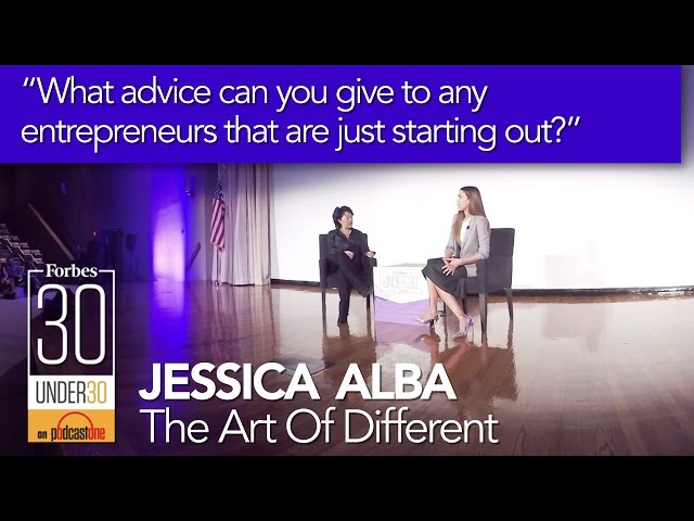 Forbes 30 Under 30 Summit | Jessica Alba | Q3 "What advice can you give to new entrepreneurs?" 360°