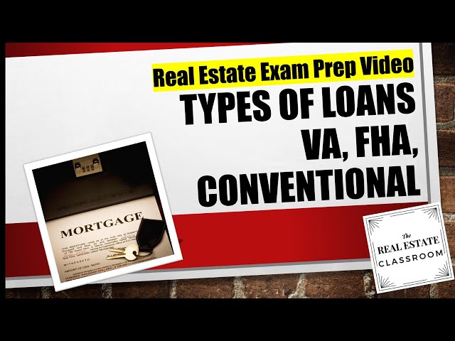 Types of Mortgages: VA, FHA & Conventional | Real Estate Exam Prep