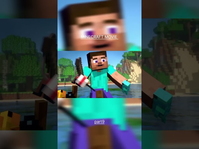 Alex and STEVE MINECRAFT MOVIE #minecraft #funny #friends #good