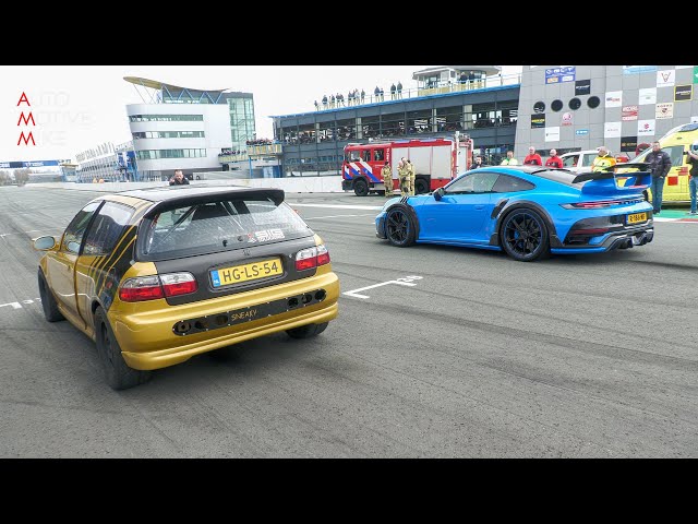 800HP TECHART GT Street R vs 1050HP Honda Civic VTEC Turbo AWD