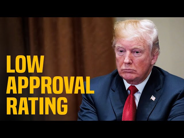 Trump approval COLLAPSE, lowest of any new President since WWII