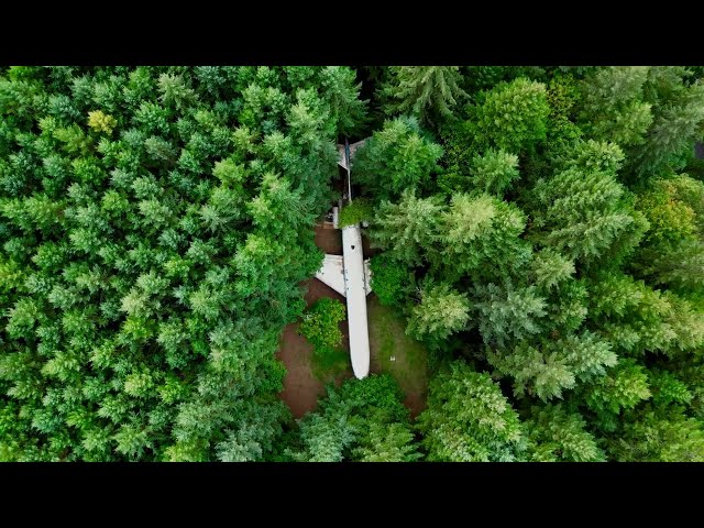 Airplane Home in the Forest - Cinematic Drone - DJI Mini 3 Pro - Oregon Travel 4K HDR