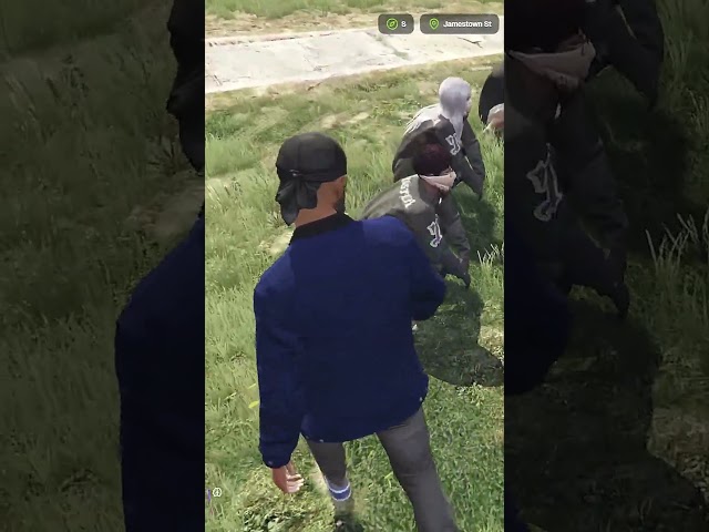 duck duck GOOSE mid POLICE CHASE in GTA RP!