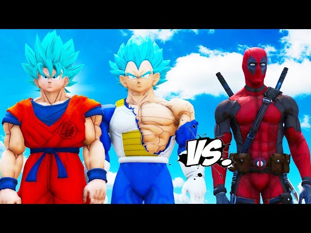 Goku & Vegeta VS Deadpool - EPIC BATTLE