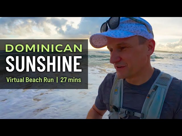 Dominican Republic Beach - Tropical POV Virtual Run for Treadmill