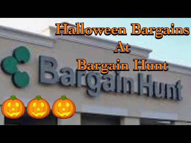 Halloween Bargains at Bargain Hunt Discount Shopping #codeorange