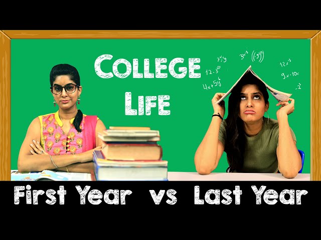 COLLEGE LIFE: FIRST YEAR VS. LAST YEAR | ANISHA DIXIT | RICKSHAWALI