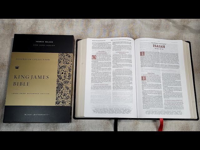 KJV Sovereign Collection Large Print Bible Review