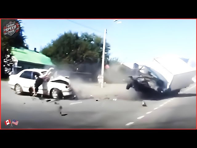 Jaw Dropping High Speed Police Chases Caught on Dashcam So Crazy You’d Think They’re Fake! #11