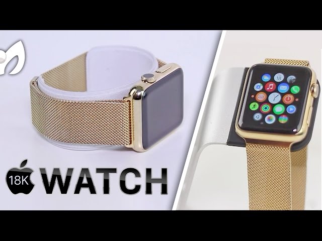 Apple Watch "Edition" por $399 (Baño de Oro 18K)