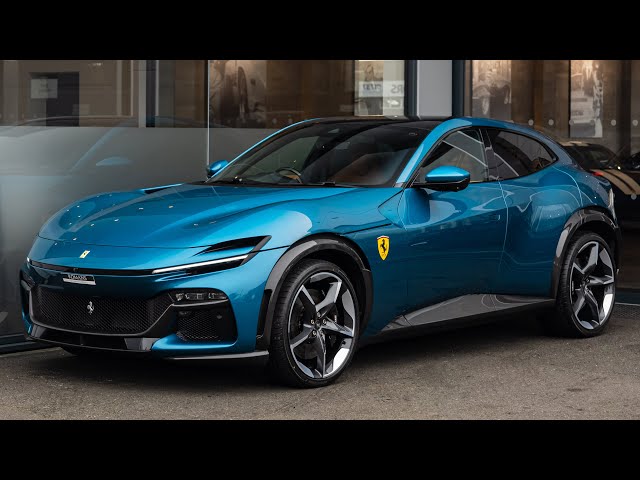 2024 Ferrari Purosangue - Blu Dino Metallic - Walkaround + Engine & Exhaust Sound