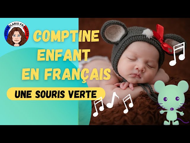 French nursery rhyme for children « Une souris verte » - video 37 - FR/IT/EN (Vocabolario Francese)