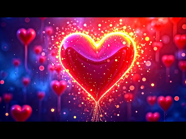 ❤️ Singles Awareness Day 4K Heart TV Screensaver | No Sound | Copyright Free Background Video ❤️