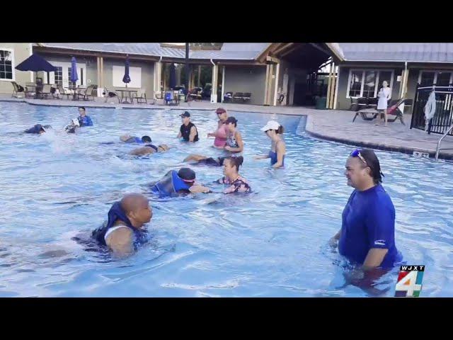 St. Johns County school teaches Wounded Warriors how to swim