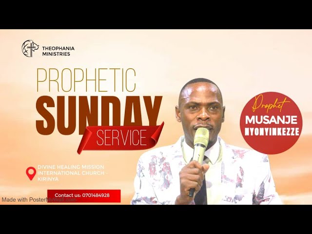 09- FEB -2025| SUNDAY SERVICE TWO l PROPHET MUSANJE M NYONYINKEZZE l THEOPHANIA MINISTRIES