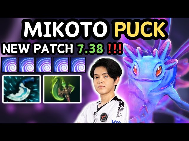 🔥 NEW PATCH 7.38 - Mikoto PUCK Midlane Gameplay Grandmaster Tier 🔥 - Dota 2