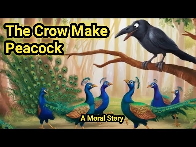 The Crow And Peacock,English Story For Kids,Moral Story For Kids,Story In English,Ai Animated Story