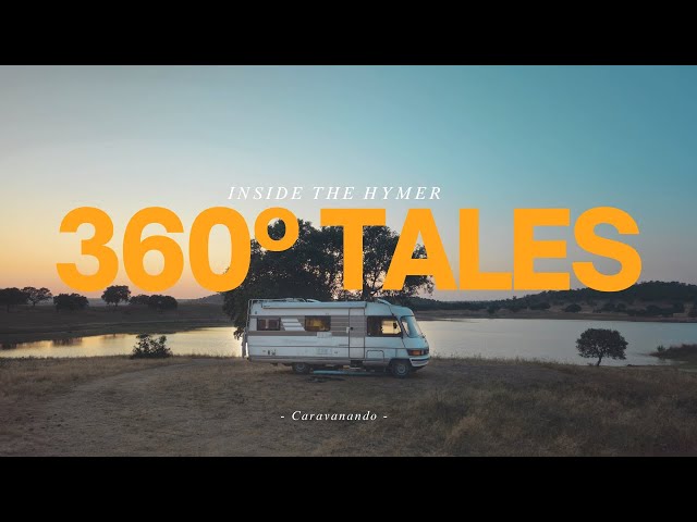 Chilling inside a Classic Hymer Motorhome from 1989 | 360º VR Video