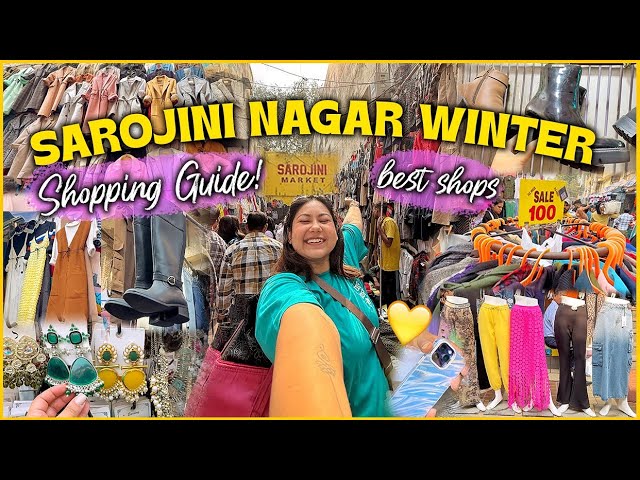 Sarojini Nagar Winter Shopping Guide 2024 💖Clothes, Boots & Best Shops | ThatQuirkyMiss