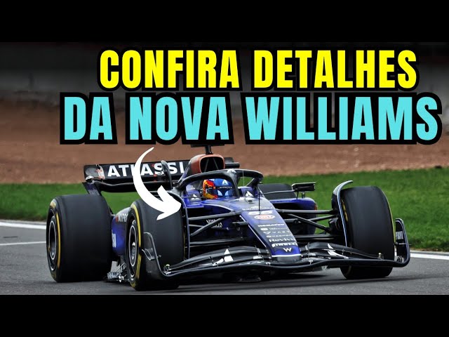 WILLIAMS FW47 - CONFIRA DETALHES DO NOVO CARRO DO SAINZ | NOVO SIDEPOD, TAMPA DO MOTOR, LATERAL