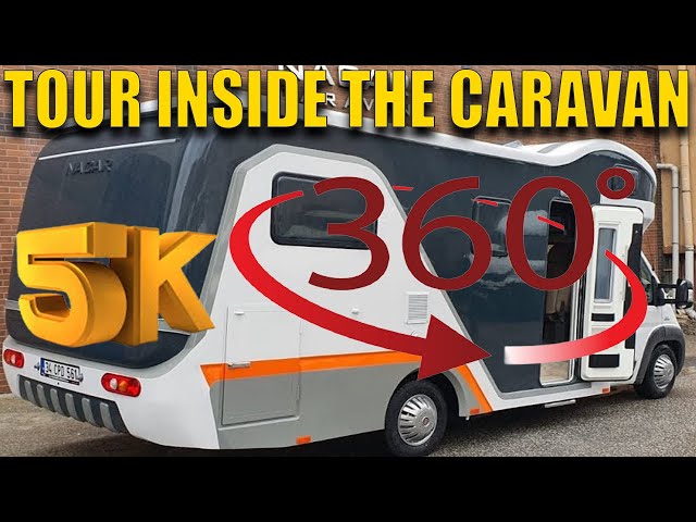 360 tour inside the caravan 360° 5K