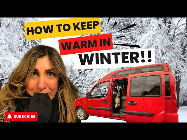 VANLIFE | Solo Female | How to Keep WARM in a MICRO CAMPER