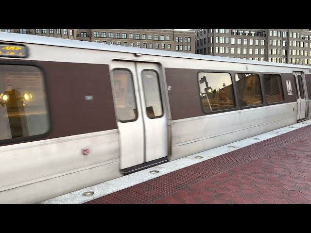 Washington DC Metro 6000 Series at King Street [4k60 HDR]