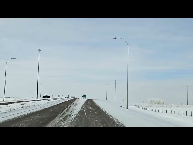 Driving around Calgary Hwy 547 | 3 feb 2025