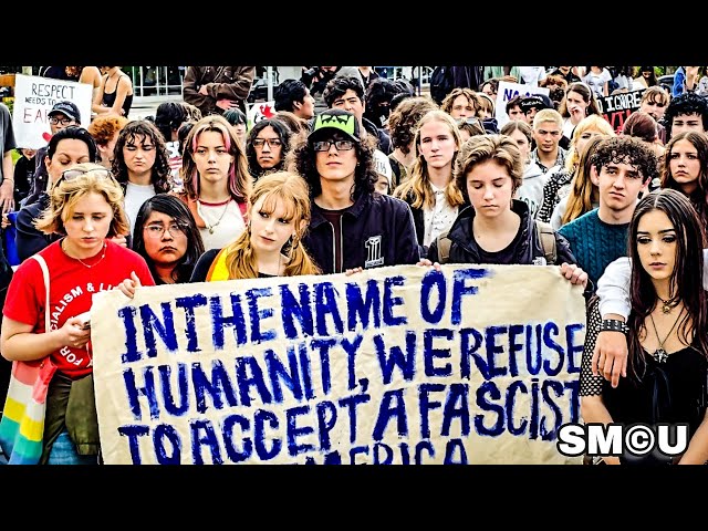 𝗦𝗧𝗨𝗗𝗘𝗡𝗧𝗦 𝗪𝗔𝗟𝗞 𝗢𝗨𝗧: Santa Monica High Students Protest Trump Immigration Policies