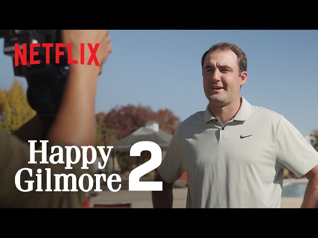 Pro Golfers Visit the Set of Happy Gilmore 2 | Netflix