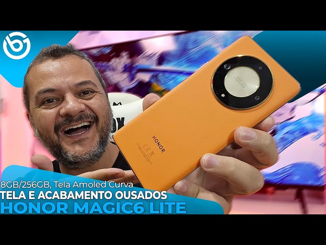 Honor MAGIC 6 Lite | 8GB/256GB, Visual e Tela de Aparelho Premium! Análise / Review