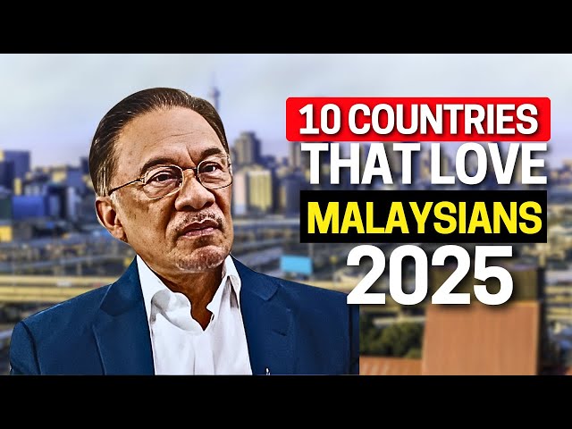 10 Countries Where MALAYSIANS are MOST Welcome in 2024 (This Countries love Malaysians)