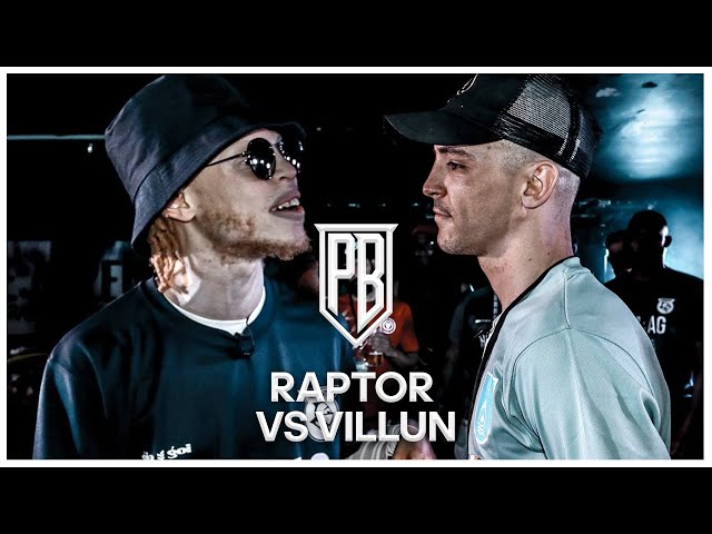 Raptor Warhurst vs Villun | Premier Battles | Rap Battle