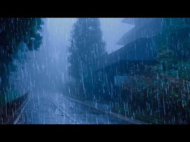 Rain Sounds For Sleeping - 99% Instantly Fall Asleep With Rain And Thunder Sound At Night