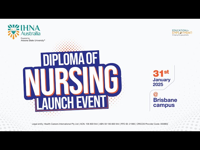 Official Launch of Diploma of Nursing - Brisbane