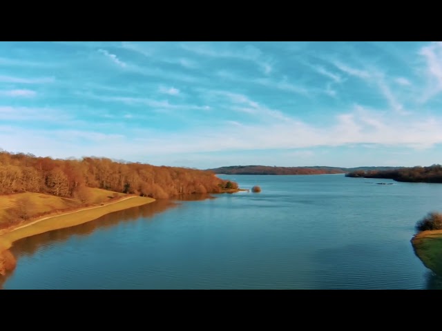 First drone test flight @ Bewl Water, England