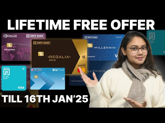 HDFC Lifetime Free Credit Card Offer 2025 | LIMITED TIME OFFER #trending #viralvideo #youtube