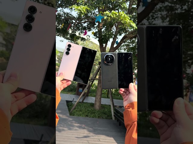 Samsung and Huawei anti-shake test