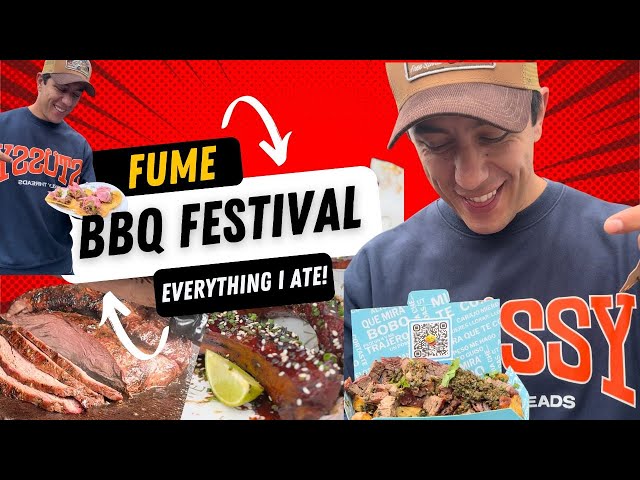 LONDON'S BEST BBQ FESTIVAL!! (EVERYTHING I ATE) #bbq #London #food #shorts